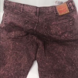 Maroon Levi’s 541 Jeans 42x30